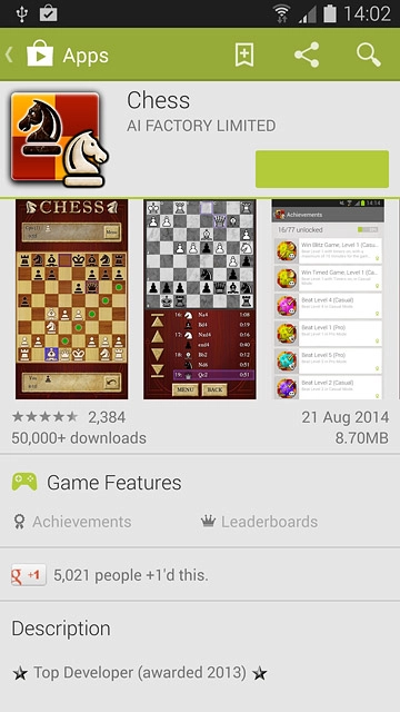 To buy an app:Press the price.