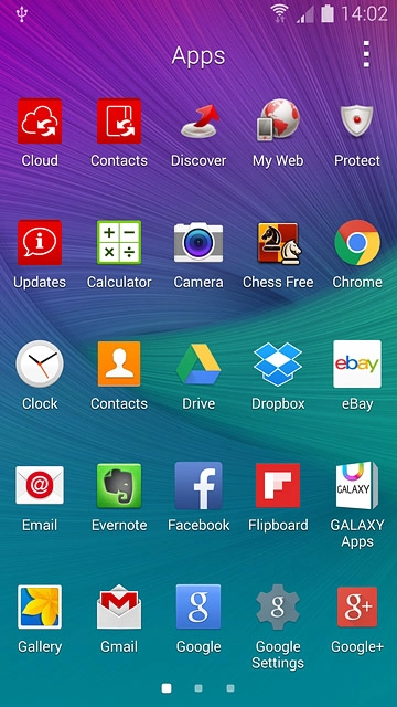 Press the app you've just installed.Follow the instructions on the display to use the app.