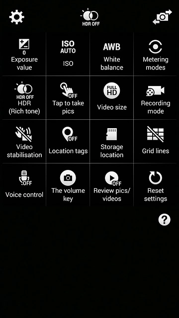 Press Storage location.