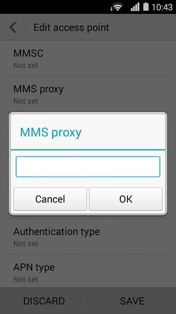 Key in 10.202.002.060 and press OK.