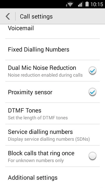 Press Additional settings.