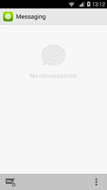 Press the new message icon.