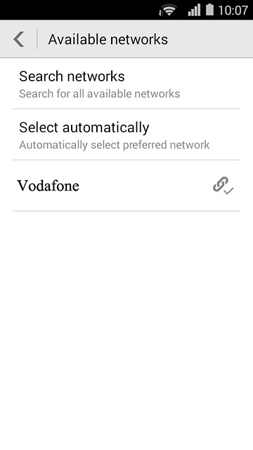 Press Select automatically.
