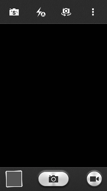Press the video recorder icon to start recording.