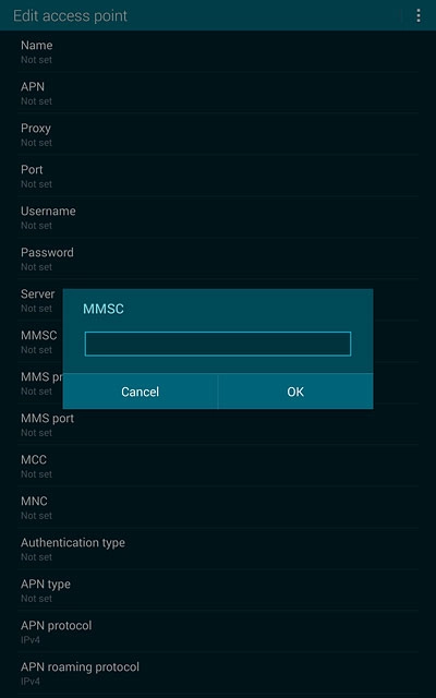 Key in http://pxt.vodafone.net.au/pxtsend and press OK.