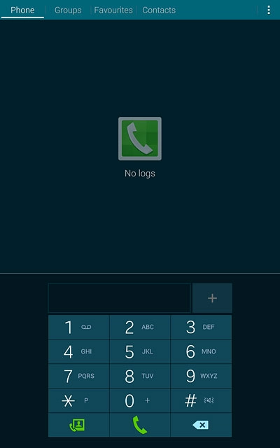 Press and hold 1 to call voicemail.