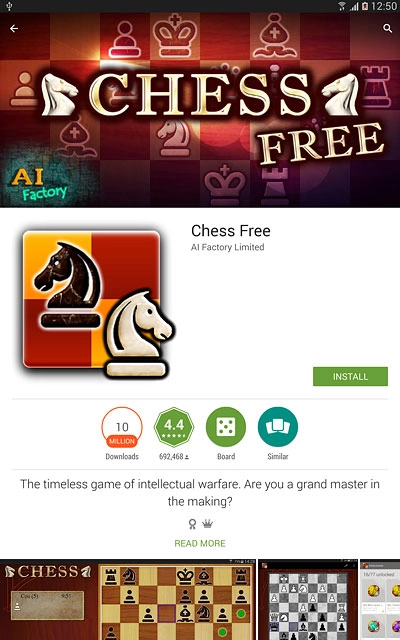To install a free app:Press INSTALL.