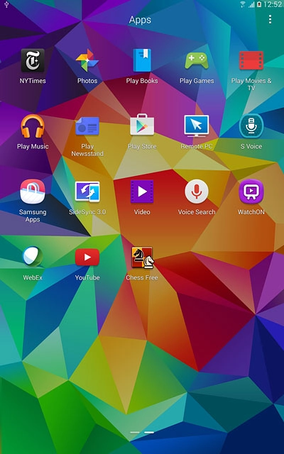 Press the app you've just installed.Follow the instructions on the display to use the app.