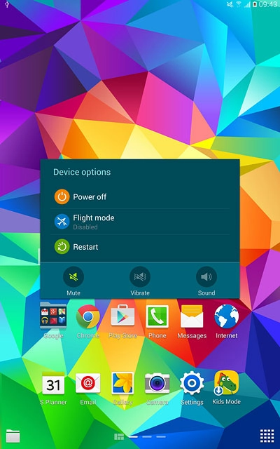 To turn off silent mode:Press Sound.