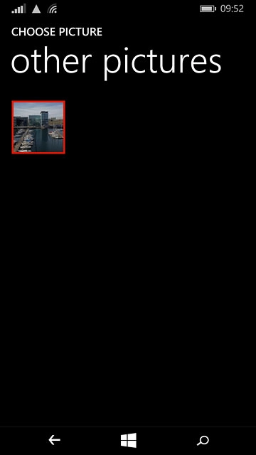 Press the required picture.