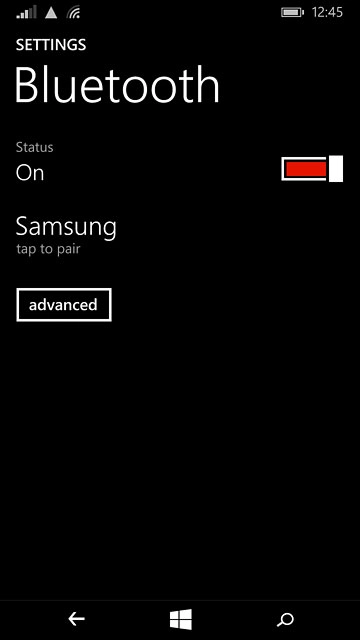 Make sure the other device is turned on and is ready to connect via Bluetooth.Your phone now searches for devices and after a moment, a list of Bluetooth devices within range is displayed.Press the required Bluetooth device.Follow the instructions on the display to pair the Bluetooth device with your phone.The new device is displayed on the list of paired devices.