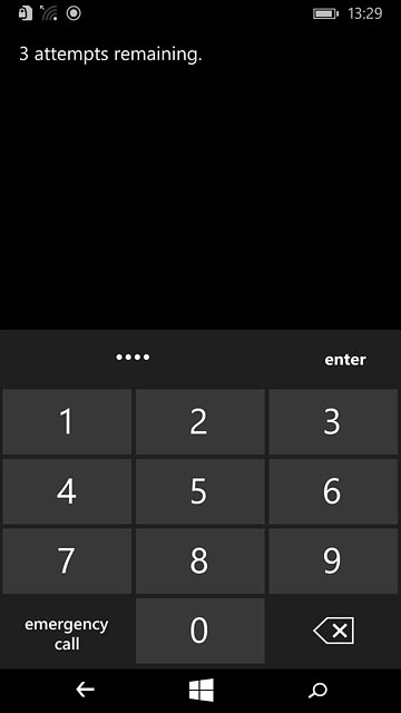 Key in your PIN and press enter.If your phone rejects the SIM:Contact the distributor or service provider where you bought your phone.
