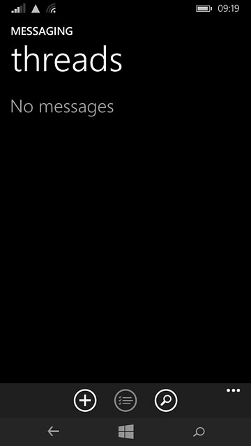 Press the dots in the bottom right corner of the display.