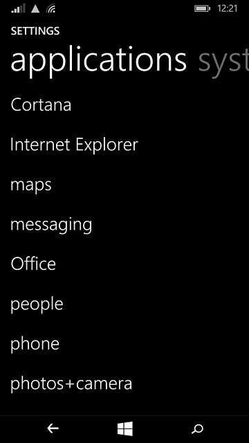 Slide your finger left on the display to find applications.