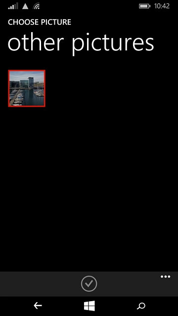 Press the required picture.