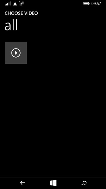 Press the required video clip.