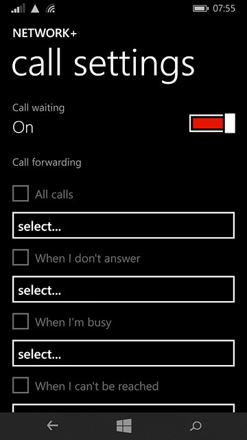 Press the home icon to return to the home screen.