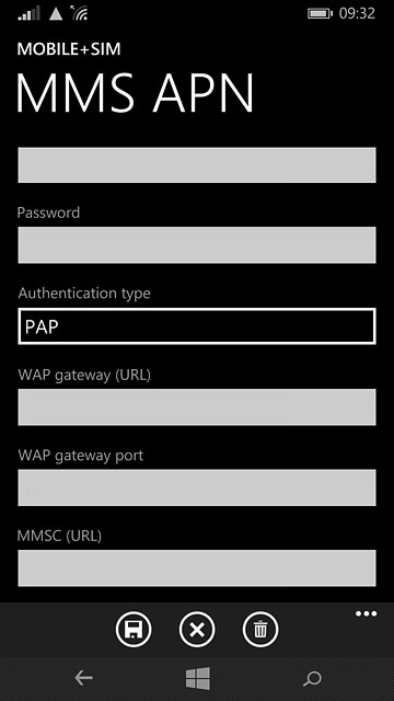 Press the field below 