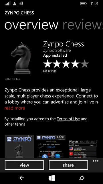 Follow the instructions on the display to install the app.Press the home icon to return to the home screen.