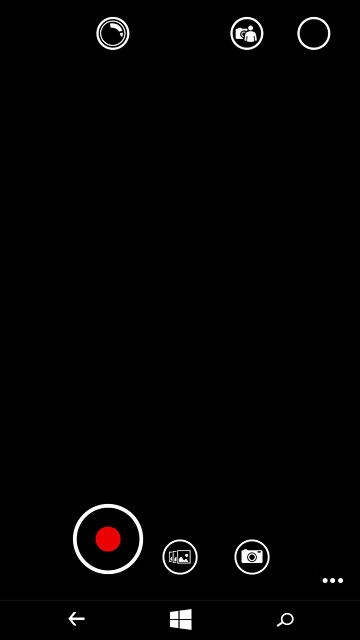 Press the record icon to start recording.