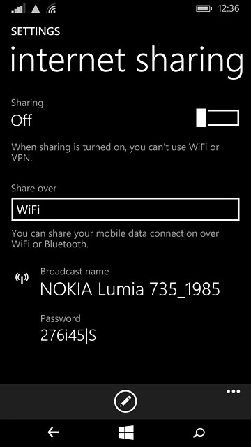 Press the edit icon.