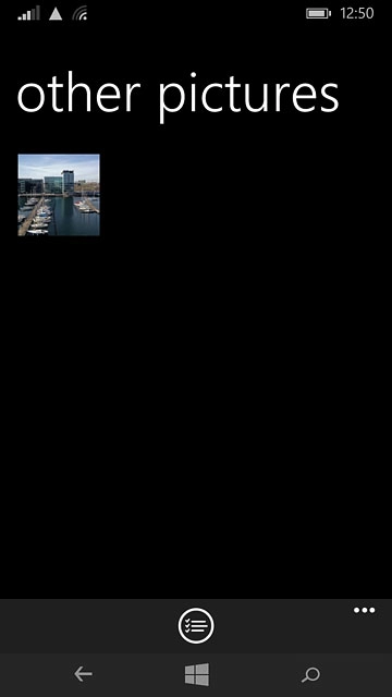 Press the home icon to return to the home screen.