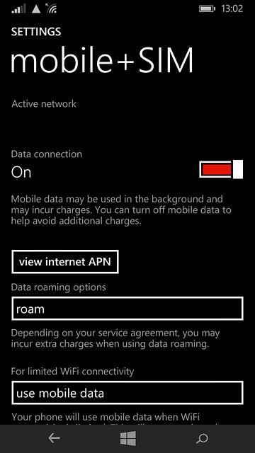 Press the home icon to return to the home screen.