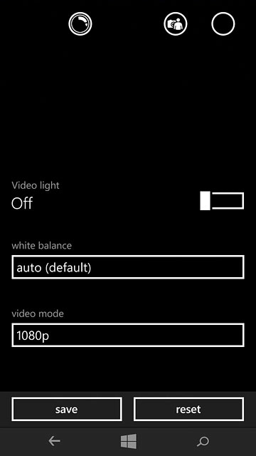 Press the return icon.