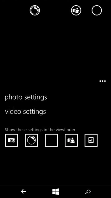 Press video settings.