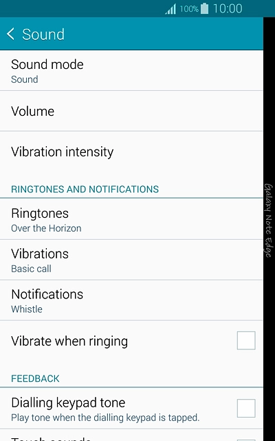 Press Ringtones.