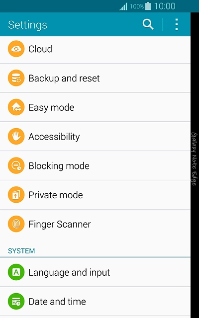 Press Date and time.