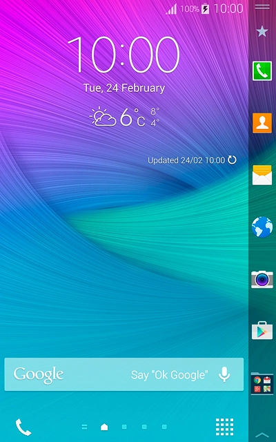 When the battery charging icon is displayed, charging is in progress.