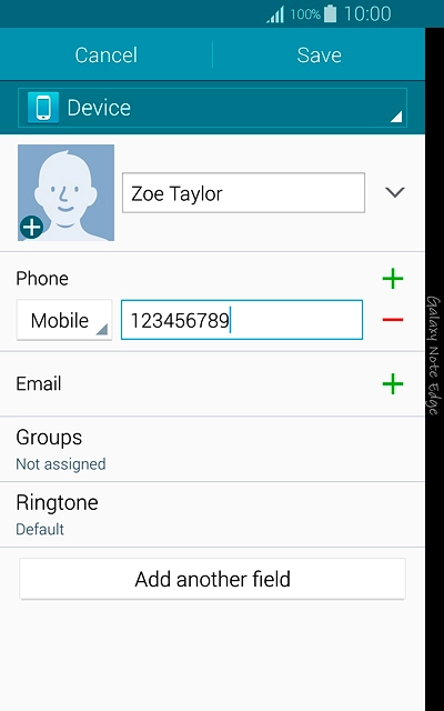 Press the drop down list next to the phone number.