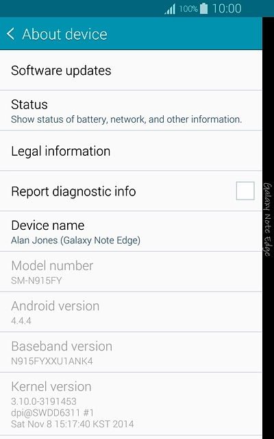 Press Software updates.