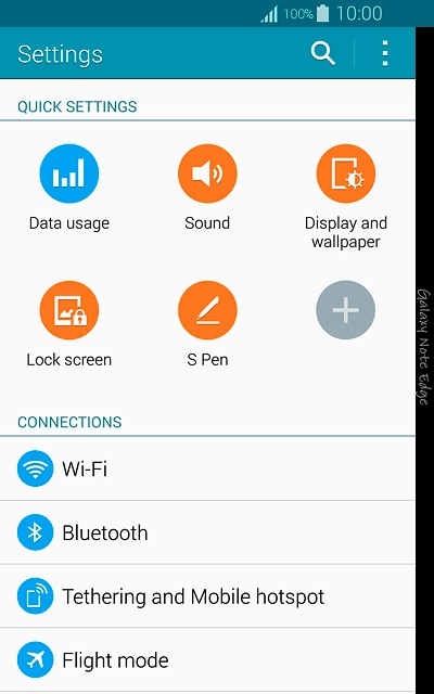 Press Tethering and Mobile hotspot.