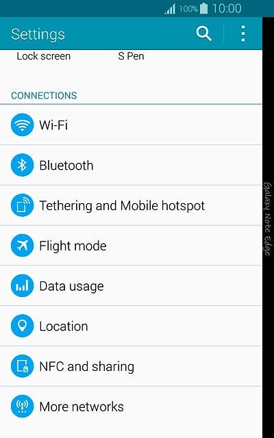 Press More networks.