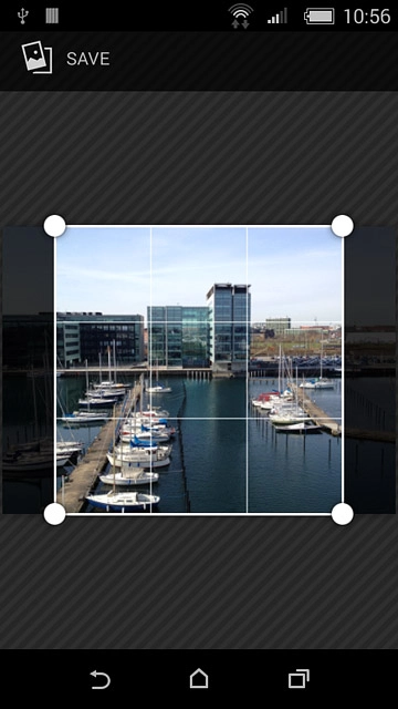 Drag the frame to the required position to select the required detail.