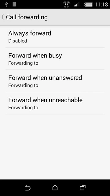Forward when unanswered