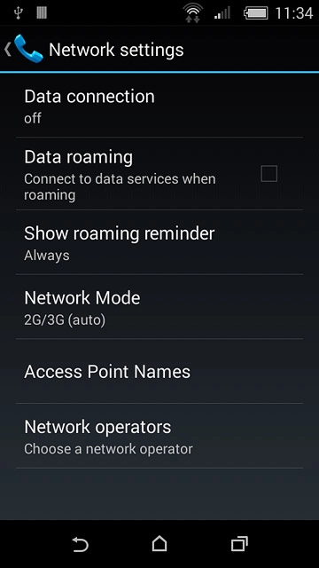 Press Access Point Names.