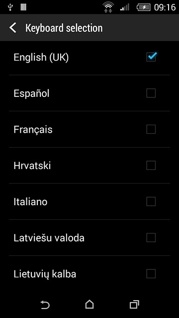 Press the required language until the display tells you that is has been added.