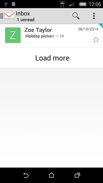 Press the home icon to return to the home screen.