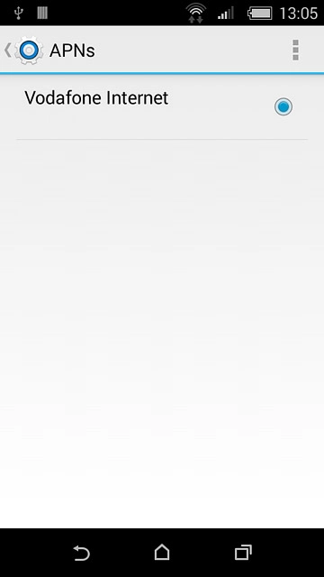 Press the home icon to return to the home screen.