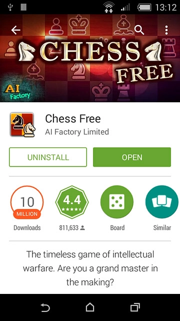 Follow the instructions on the display to install the app.Press the home icon to return to the home screen.