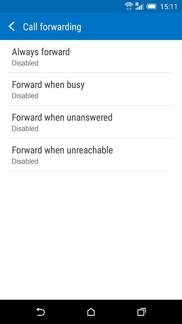 Forward when unanswered