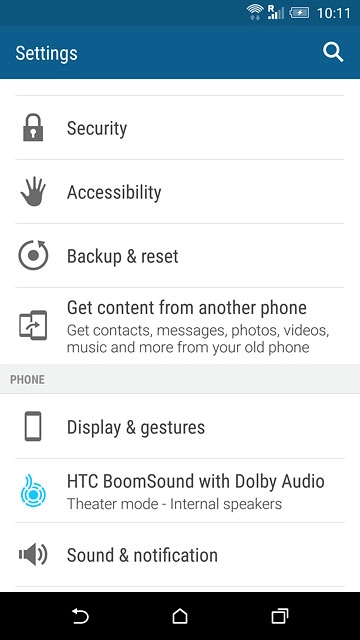 Press Sound & notification.