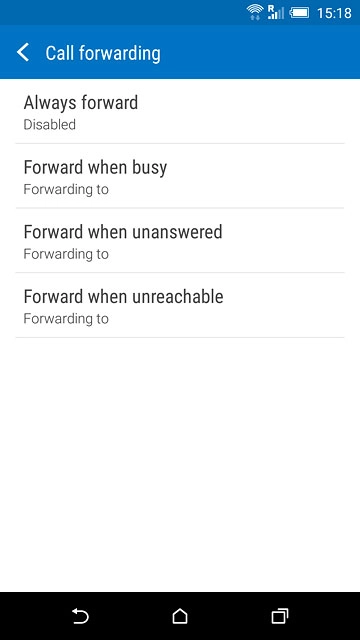 Forward when busy