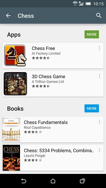 Press the required app.