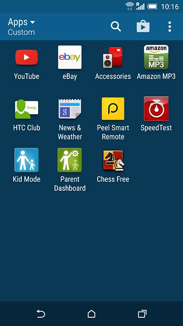 Press the app you've just installed.Follow the instructions on the display to use the app.