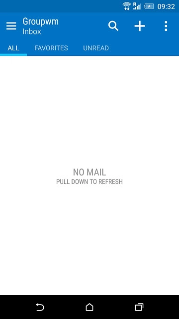 Press the menu icon.