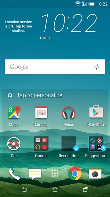 Press the camera icon.